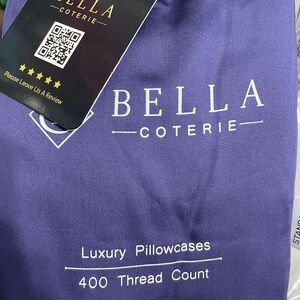 Bella coterie luxury pillowcases- standard